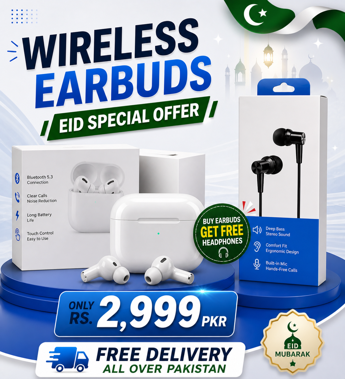 🔥 wireless earbuds & Headphones Special Offer