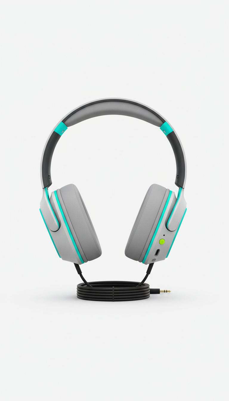 Over-Ear Headphones with Memory Foam Cushions