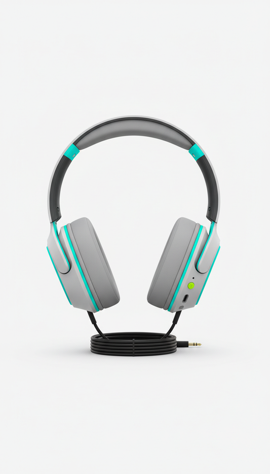 Over-Ear Headphones with Memory Foam Cushions